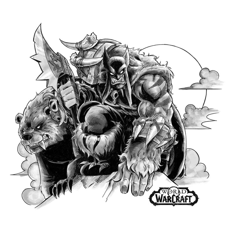 Jinx World of Warcraft - The Beastmaster premium T-shirt hvid