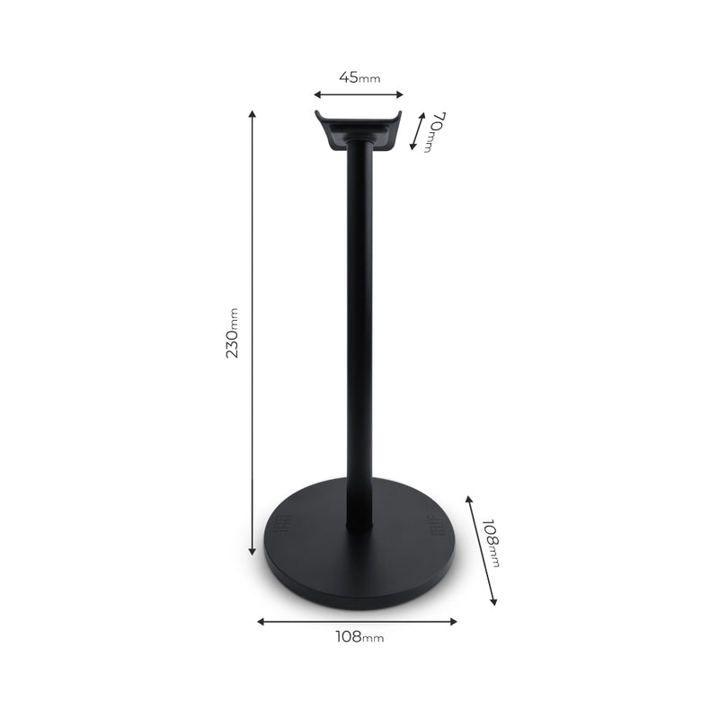 FragON - Watchtower K1 headset- og hovedtelefonholder, sort