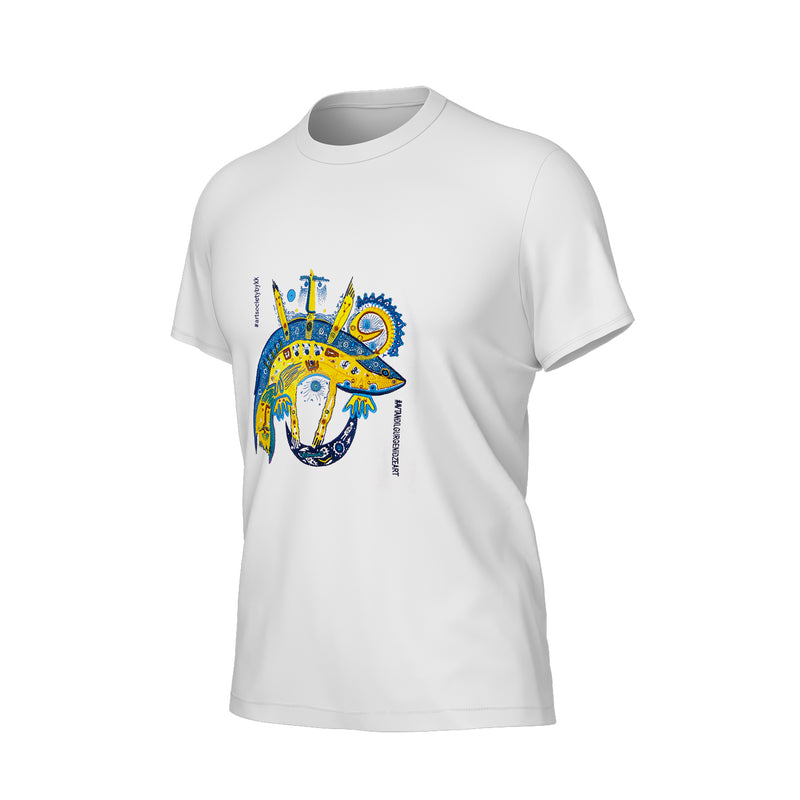 WP Merchandise Avtandil Gurgenidze T-shirt, Artwork I, hvid