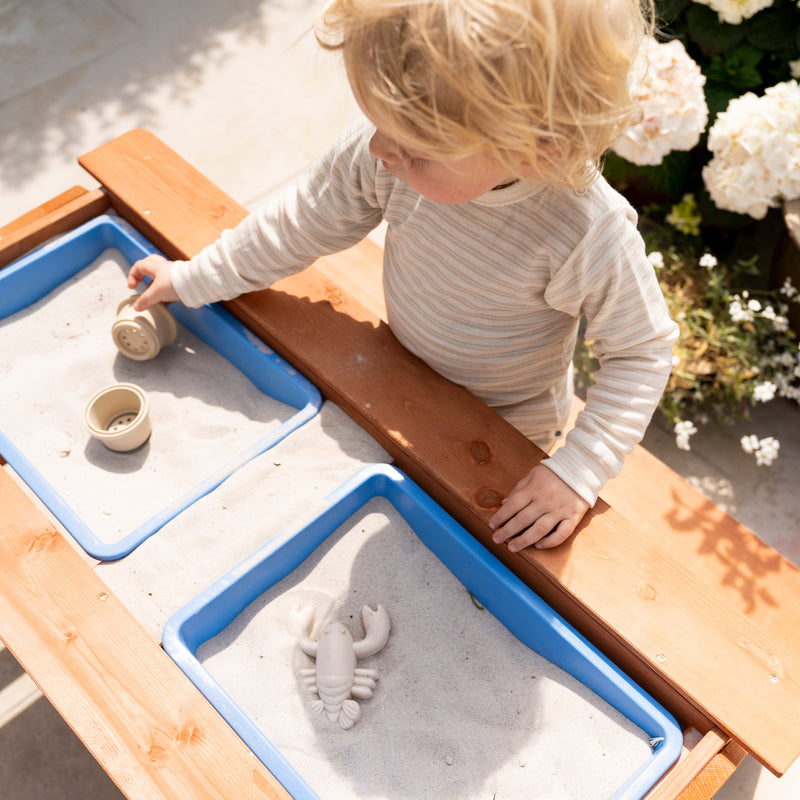 Sunny Dave Sand- og Vand Picnicbord - Brun