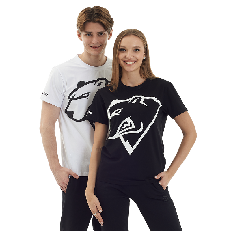 Virtus.pro T-shirt med bjørn, sort