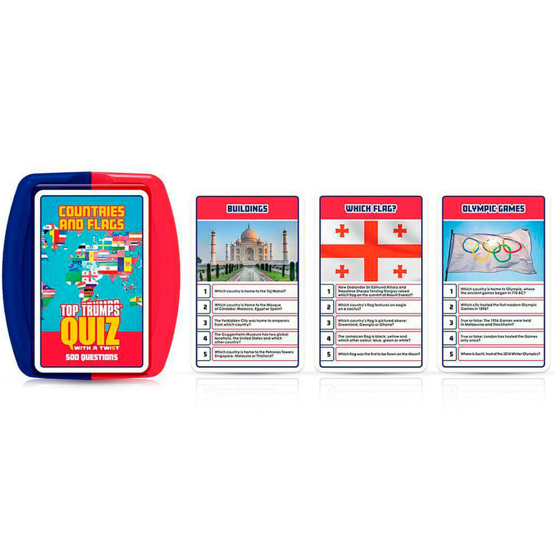 Countries & Flags Top Trumps quiz-kortspil