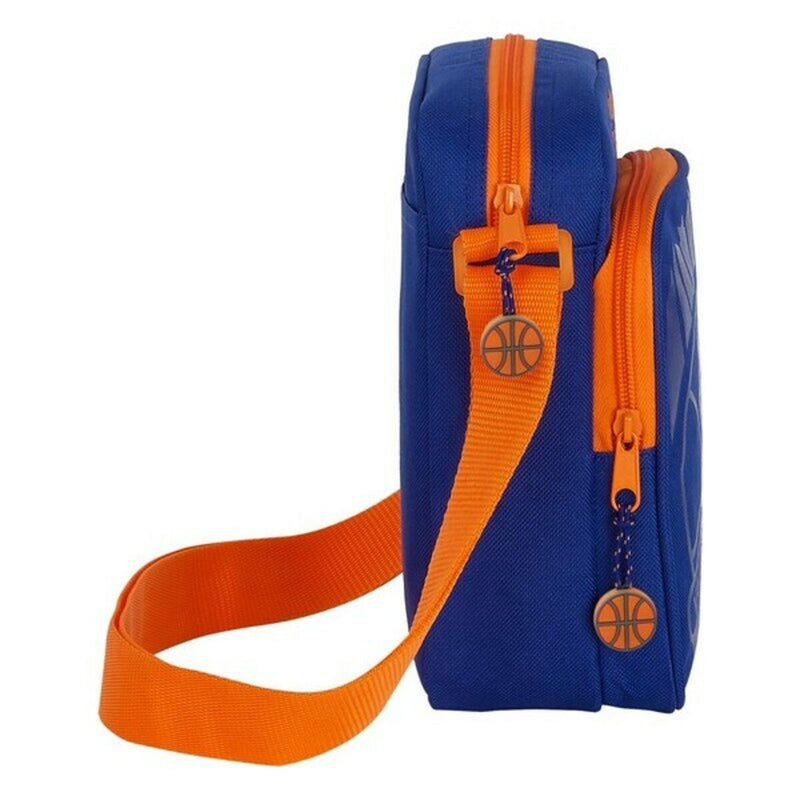 Skuldertasker Valencia Basket M672 Blå Orange 16 x 22 x 6 cm