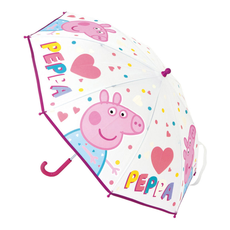 Paraply Peppa Pig Having fun Pink (Ø 80 cm)