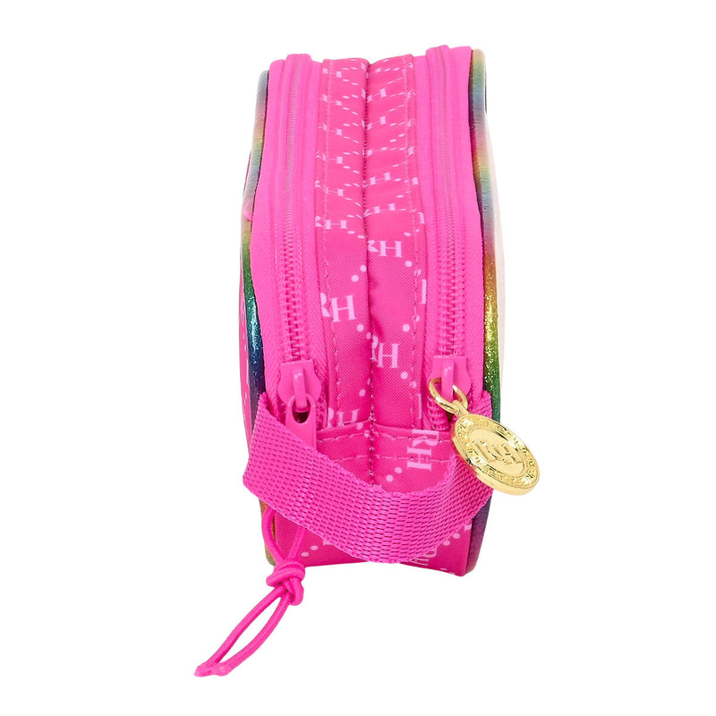 Dobbelt carry-all Rainbow High Fuchsia (21 x 8 x 6 cm)