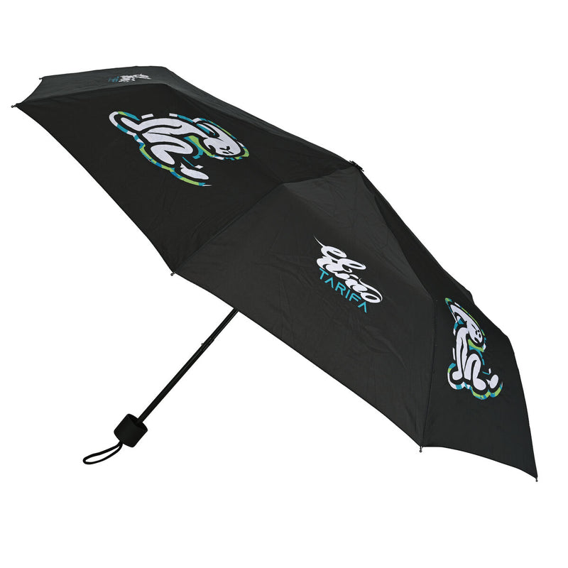 Foldbar Paraply El Niño Green bali Sort (Ø 98 cm)