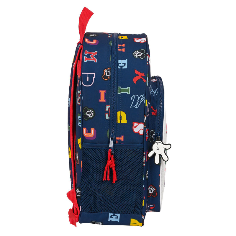Skoletaske Mickey Mouse Clubhouse Only one Marineblå 33 x 42 x 14 cm