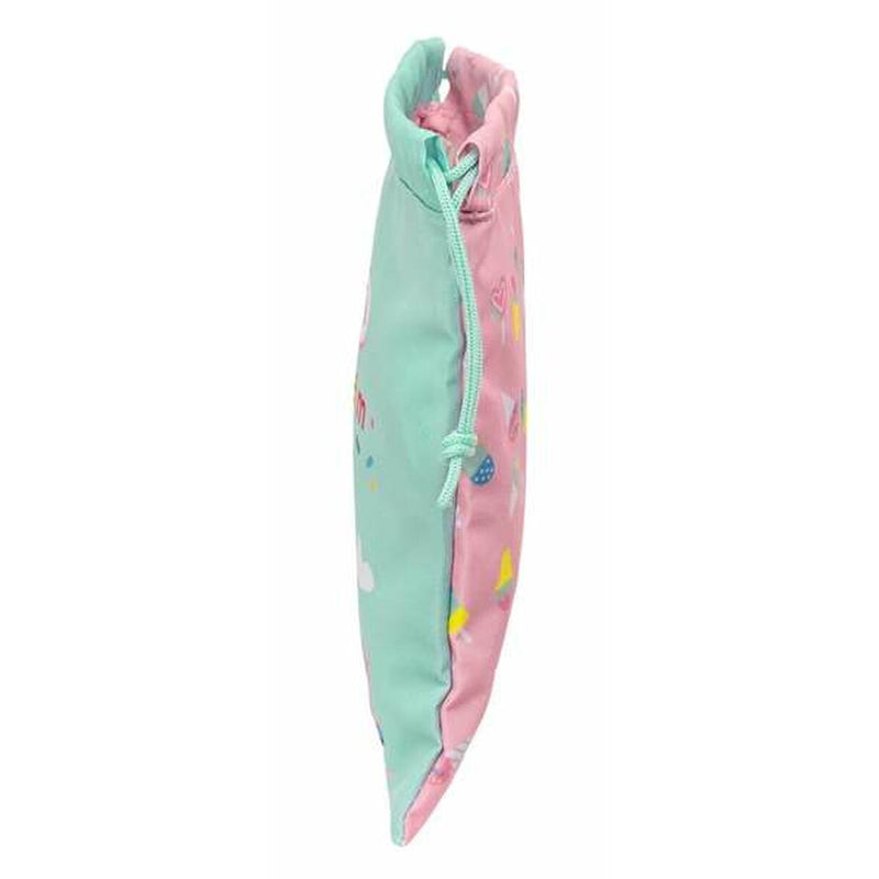 Madkasse med tilbehør Peppa Pig Ice cream sæk (sack) 20 x 25 x 1 cm Pink Mint