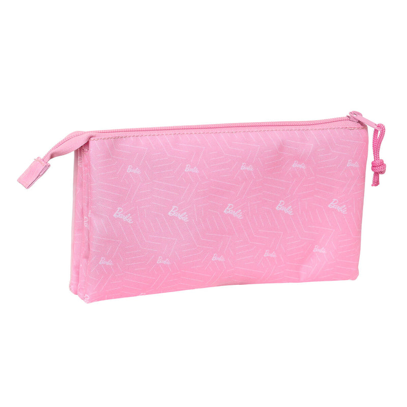 Tredobbelt bæretaske Barbie Girl Pink 22 x 12 x 3 cm