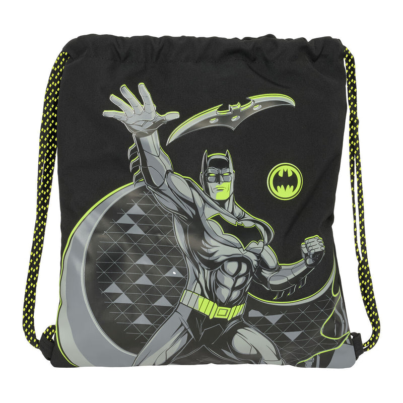 Rygsæk med Snore Batman Game over Sort 35 x 40 x 1 cm