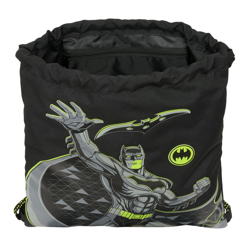 Rygsæk med Snore Batman Game over Sort 35 x 40 x 1 cm