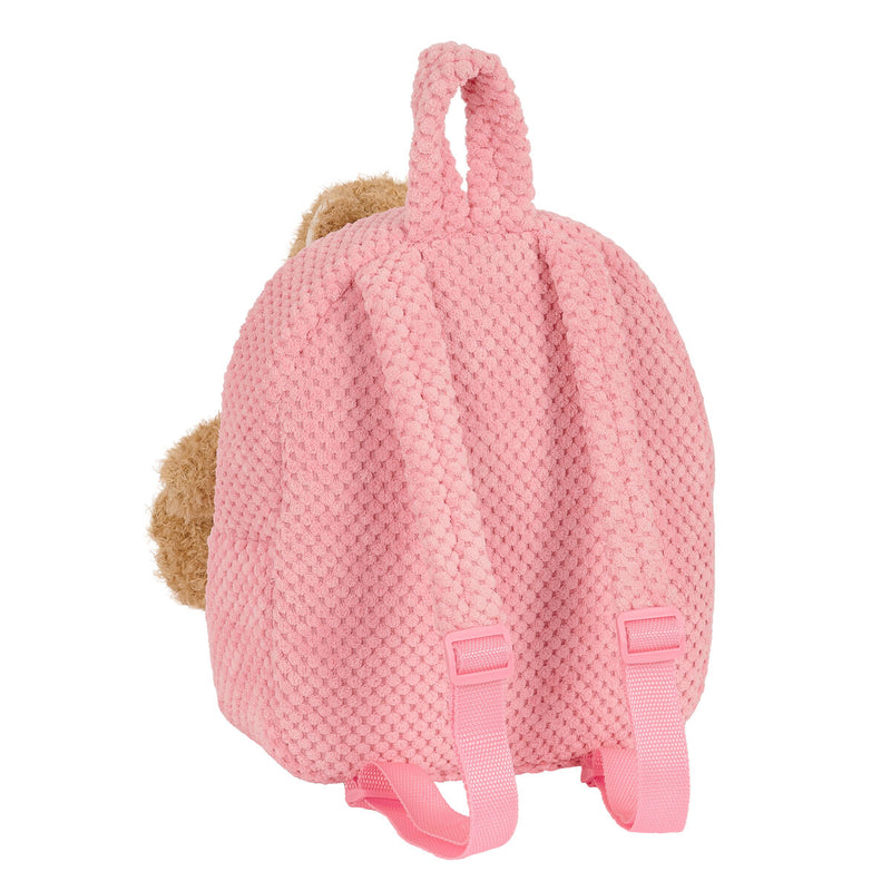Børnetaske Safta Bjørnebamse Pink 23 x 27 x 7,5 cm
