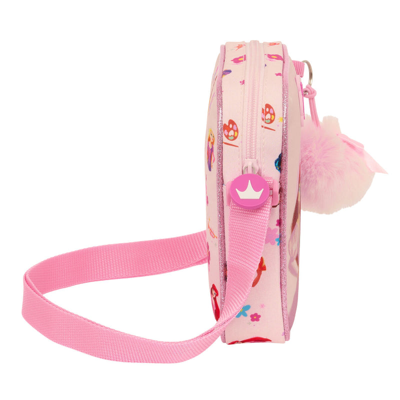 Skuldertaske Disney Princess Summer adventures Pink 16 x 18 x 4 cm
