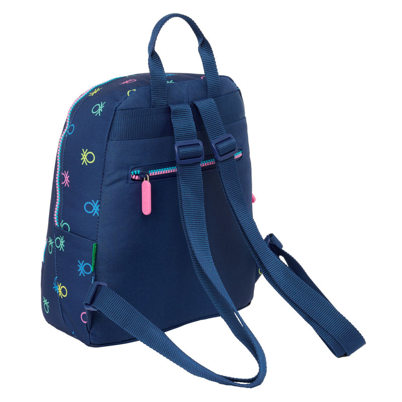 Rygsæk Benetton Cool Mini Marineblå 25 x 30 x 13 cm