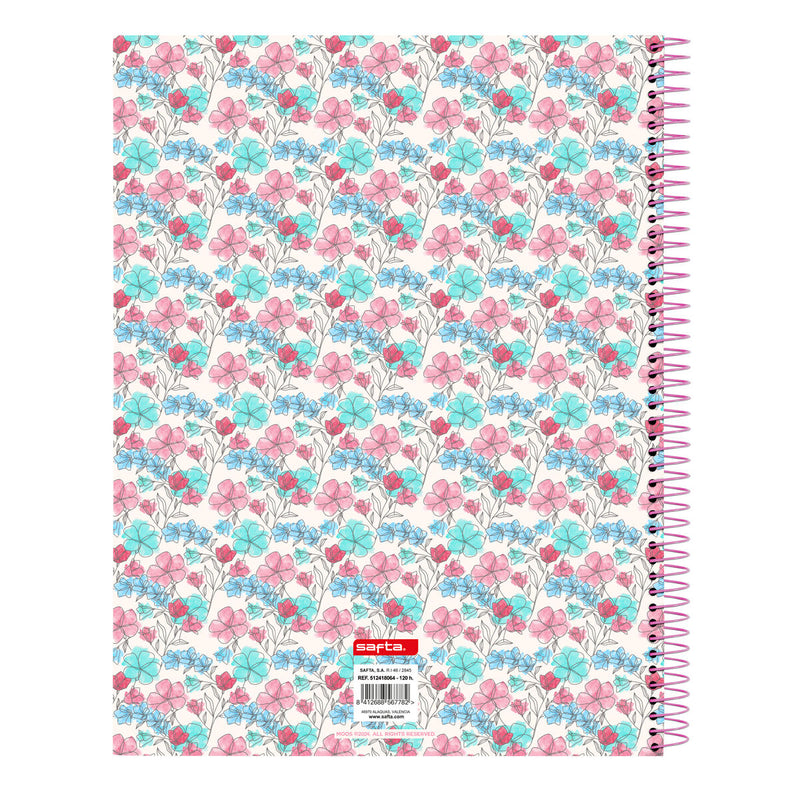 Notesbog Moos Flores Multifarvet A4 120 Ark