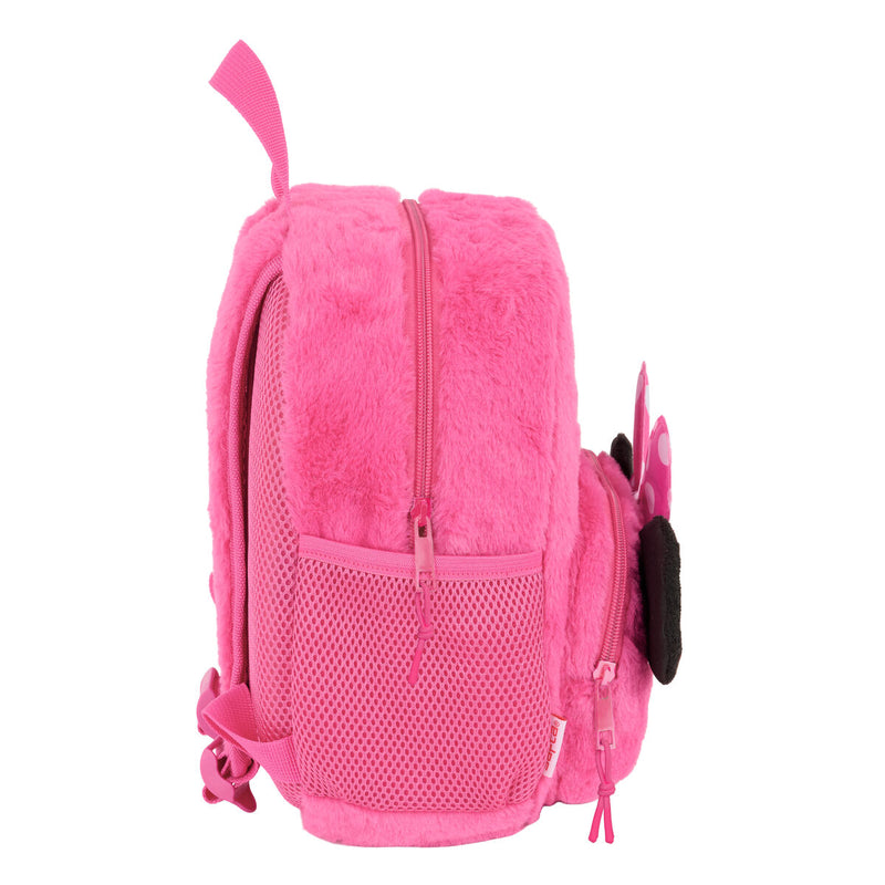 Skoletaske Minnie Mouse Pink 22 x 27 x 10 cm