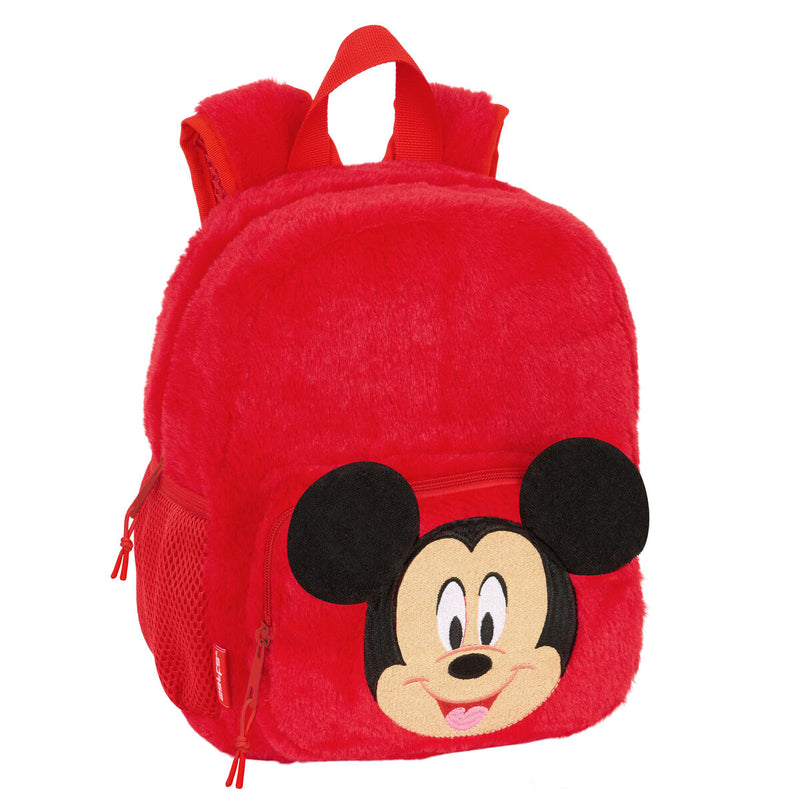 Børnetaske Mickey Mouse Clubhouse Rød 22 x 27 x 10 cm