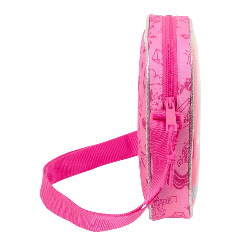 Skuldertaske Rainbow High Shine Multifarvet 16 x 18 x 4 cm