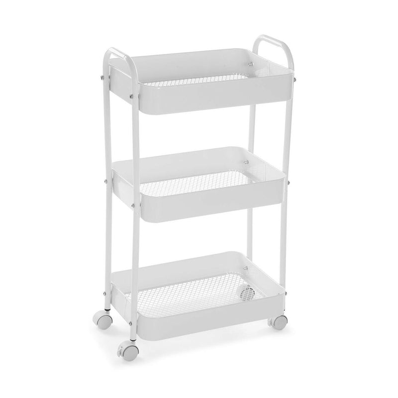 Køkkenvogn Versa Hvid 30 x 76 x 46 cm Jern
