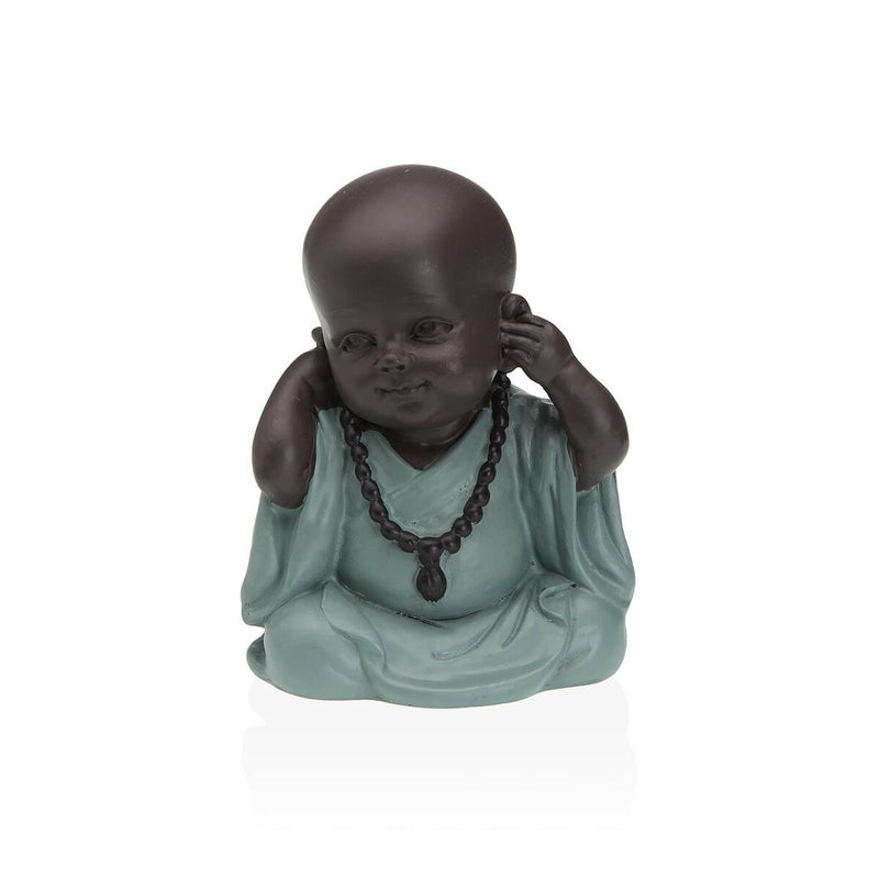 Dekorativ figur Versa Buddha 6,5 x 10 x 8,5 cm