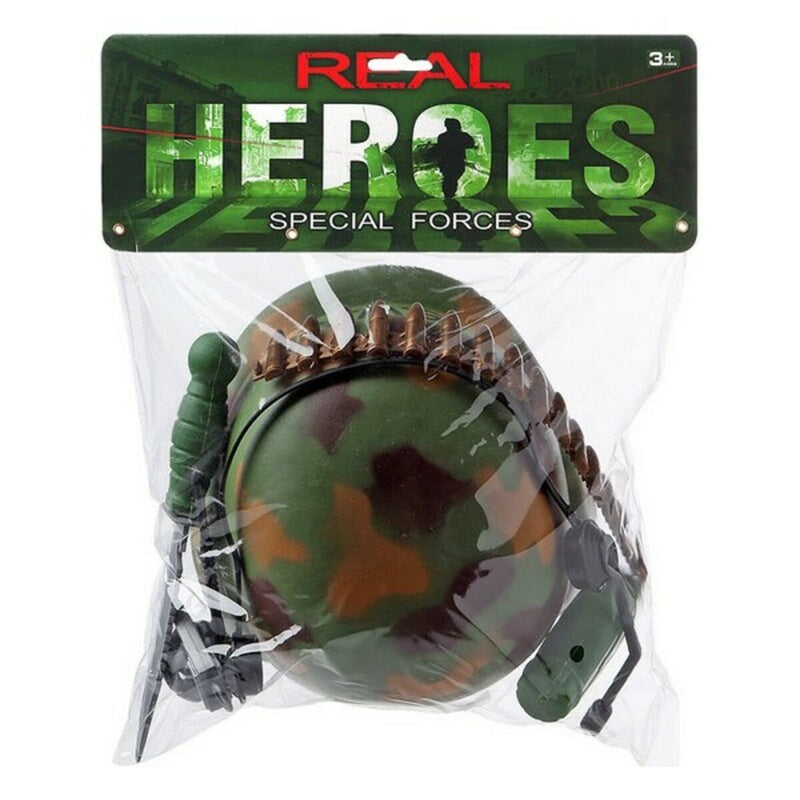 Politisæt Heroes 38368 (5 pcs) Grøn Camouflage 33 x 28 cm