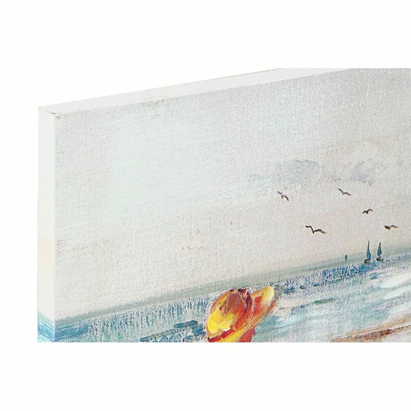 Lærred DKD Home Decor Lærred 50 x 2,5 x 70 cm