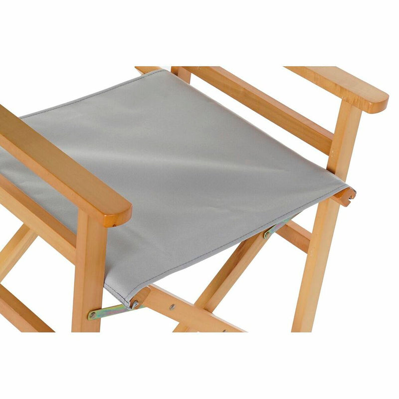 Vrtni stol DKD Home Decor Grå Natur Fyrretræ 56 x 48 x 87 cm (56 x 48 x 87 cm)