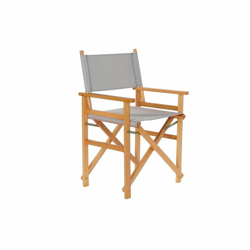 Vrtni stol DKD Home Decor Grå Natur Fyrretræ 56 x 48 x 87 cm (56 x 48 x 87 cm)