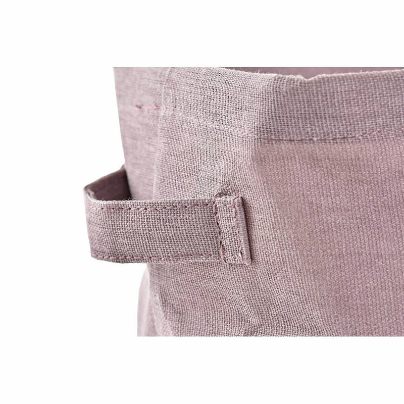 Kurv DKD Home Decor Gul Blå Rødbrun Lærred Moderne 20 x 16 x 15 cm (3 enheder)