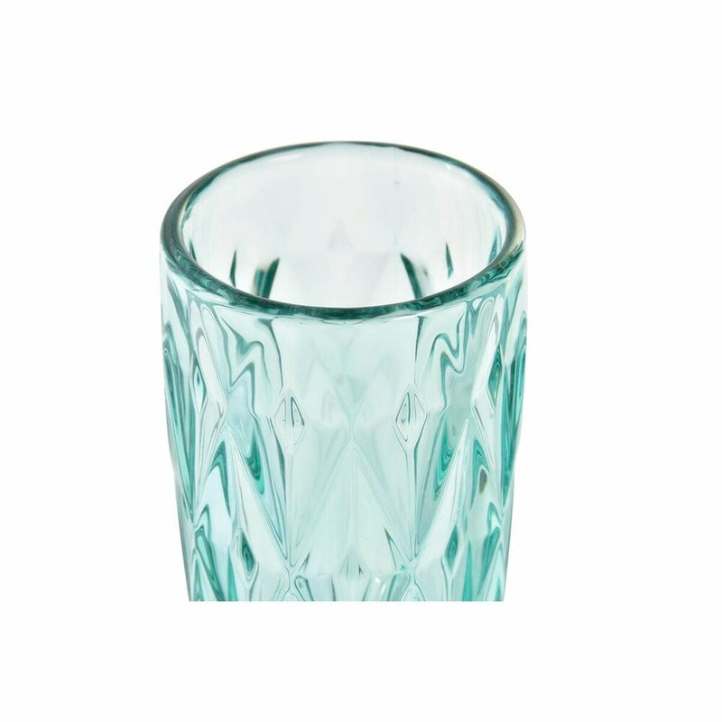 Vinglas DKD Home Decor Turkisblå Krystal 150 ml