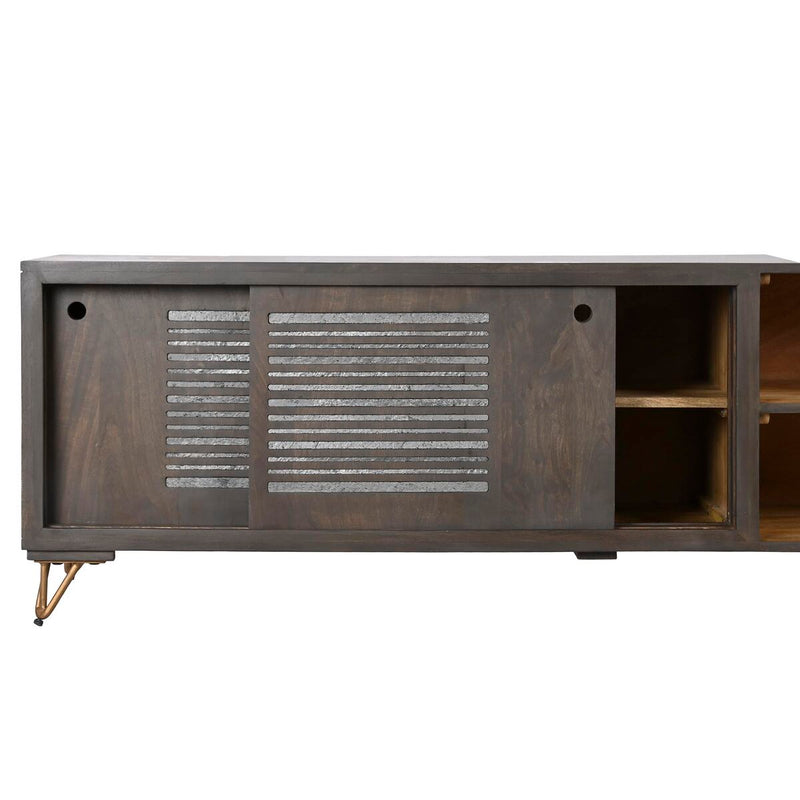 møbler DKD Home Decor Metal Brun Mangotræ 160 x 40 x 50 cm