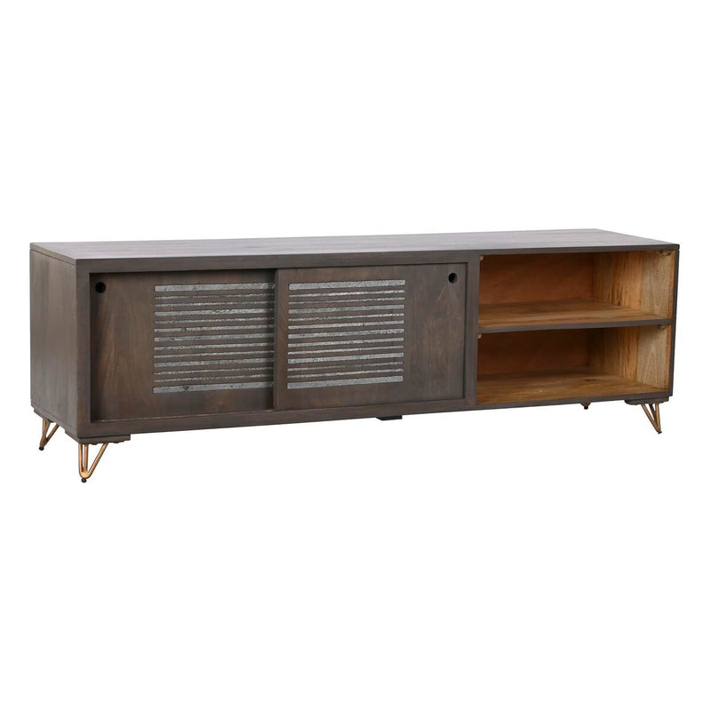 møbler DKD Home Decor Metal Brun Mangotræ 160 x 40 x 50 cm