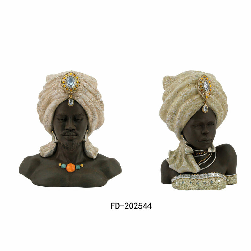 Dekorativ figur DKD Home Decor 2 enheder (Refurbished A)