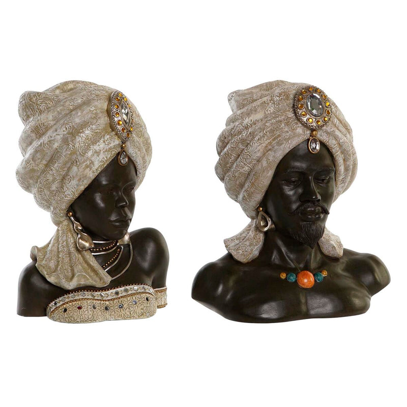 Dekorativ figur DKD Home Decor 2 enheder (Refurbished A)