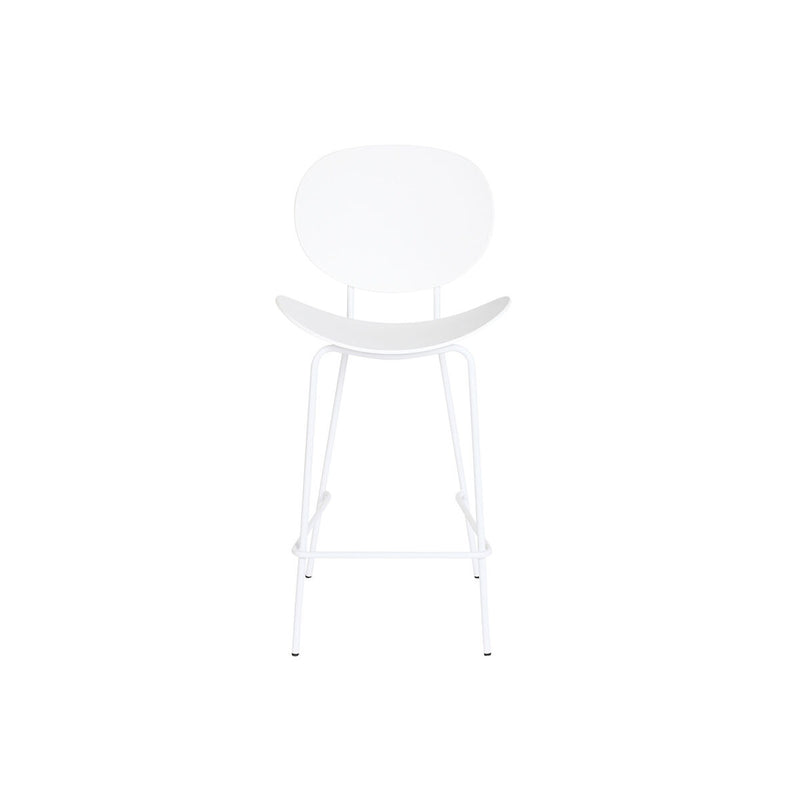 Taburet DKD Home Decor Sort Metal Hvid polypropylen (52,5 x 49 x 104 cm)
