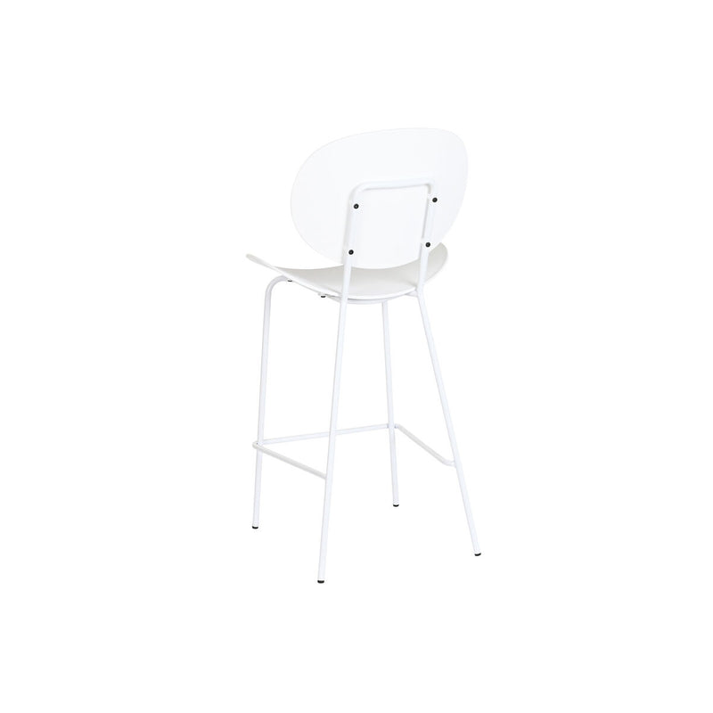 Taburet DKD Home Decor Sort Metal Hvid polypropylen (52,5 x 49 x 104 cm)