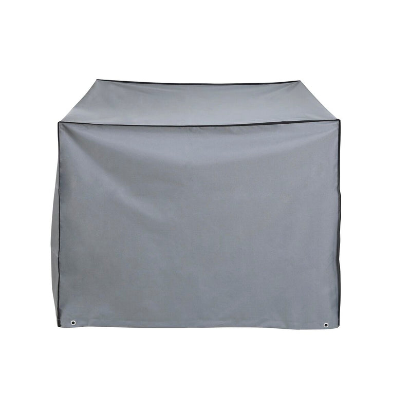 Stoleovertræk DKD Home Decor Sort Mørkegrå 100 x 100 x 80 cm