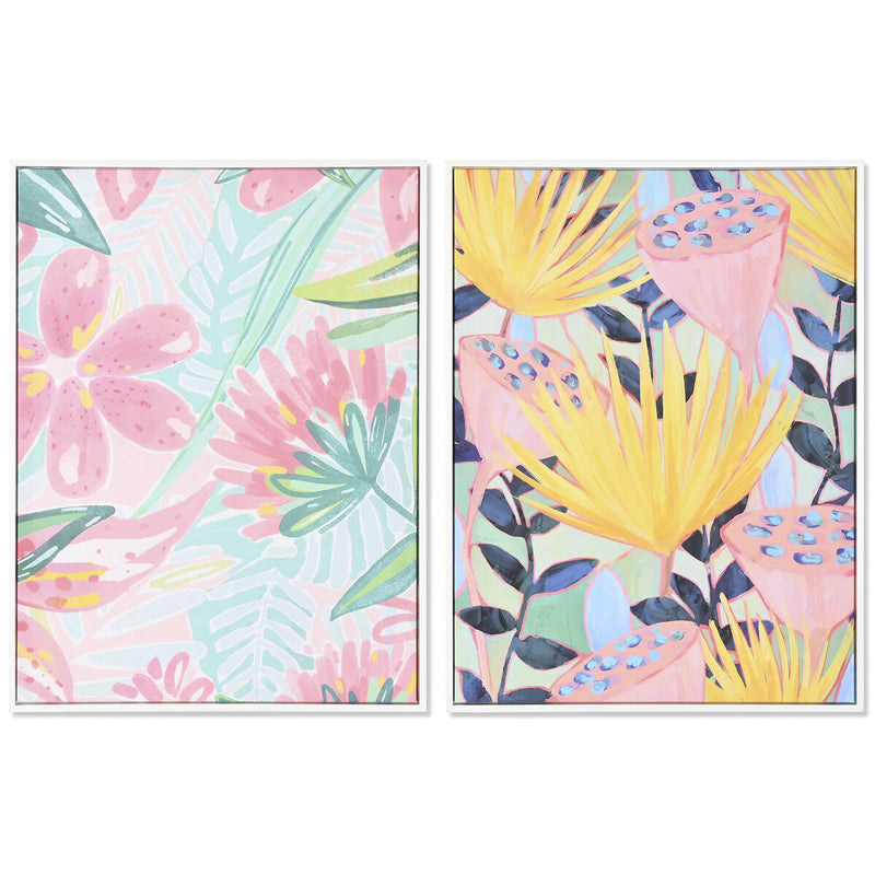 Lærred DKD Home Decor polystyren Lærred 60 x 4 x 80 cm