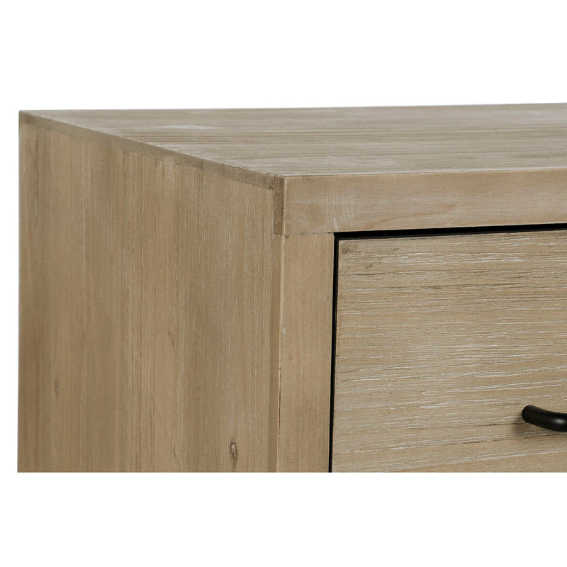 Skænk DKD Home Decor Sort Natur Metal Træ MDF 120 x 40 x 64 cm