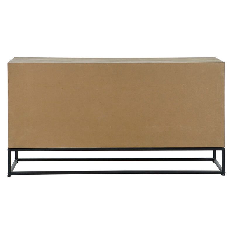 Skænk DKD Home Decor Sort Natur Metal Træ MDF 120 x 40 x 64 cm