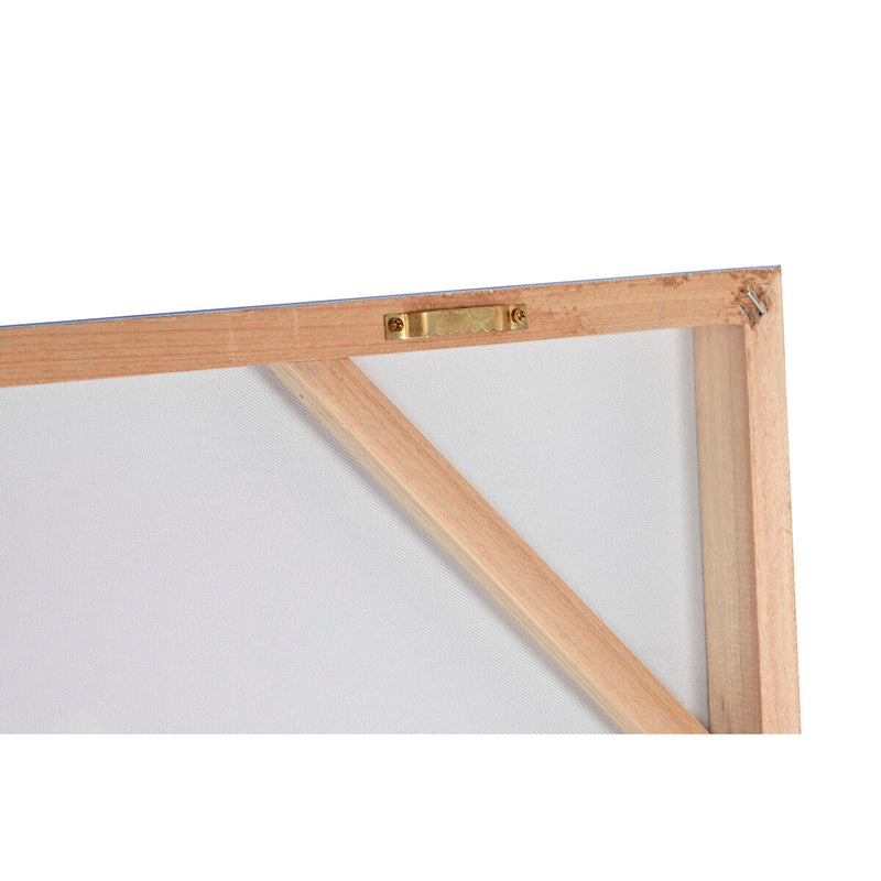 Lærred Home ESPRIT Lærred Træ MDF 70 x 3 x 100 cm
