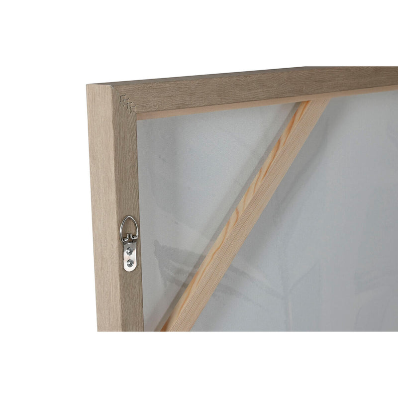 Lærred Home ESPRIT polystyren Lærred 90 x 4 x 120 cm