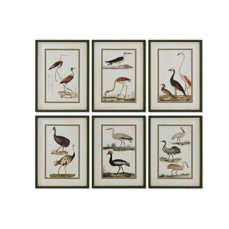 Maleri Home ESPRIT Krystal Birk 40 x 2,5 x 54 cm 40 x 3 x 54 cm