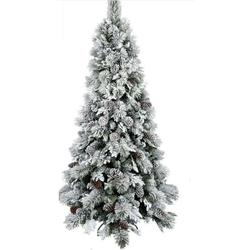 Juletræ Home ESPRIT Hvid PVC Aluminium snefald 94 X 94 X 150 CM
