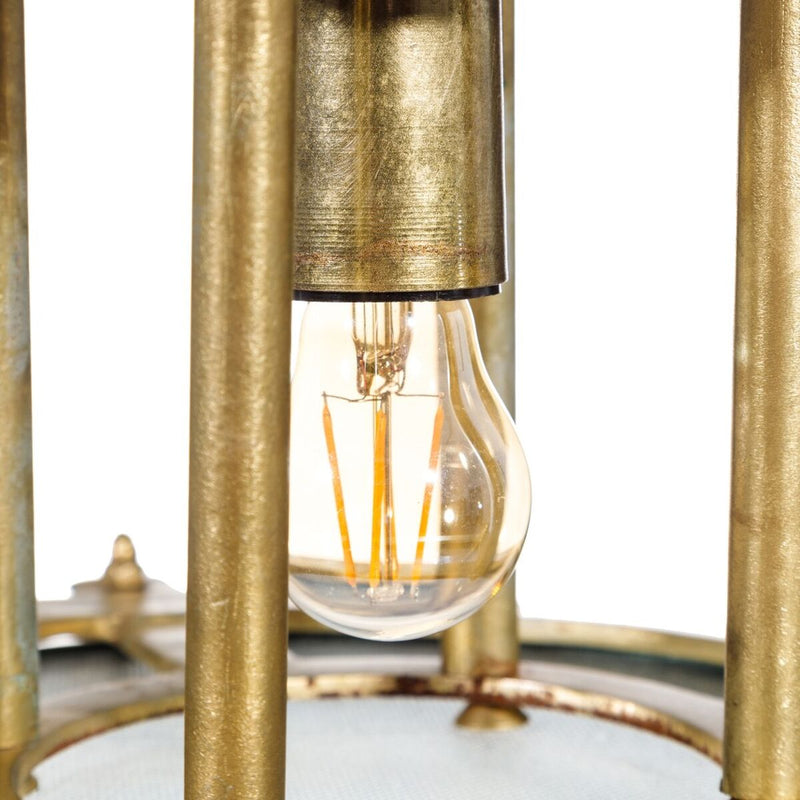 Loftslampe Bronze Krystal Jern 40 W 240 V 35 x 35 x 28 cm Moderne