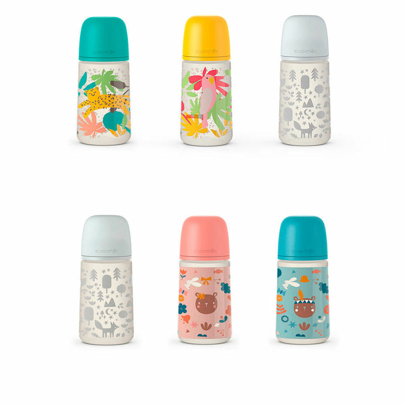 Babys flaske Suavinex Prints M 270 ml
