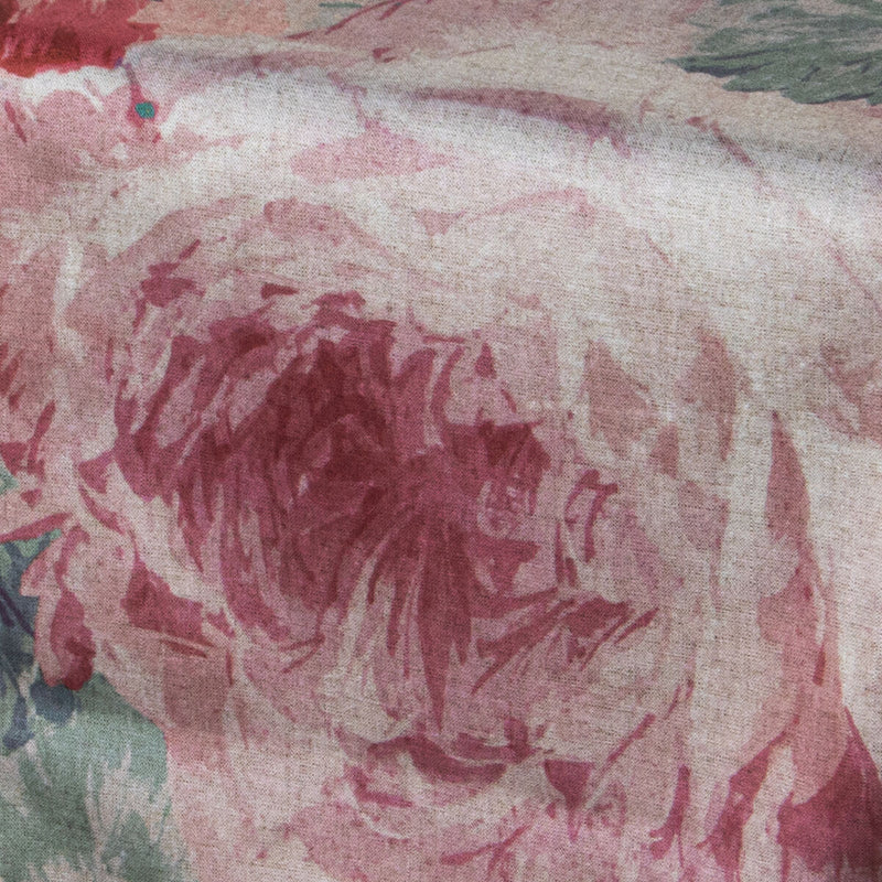 Bordløber Alexandra House Living Pink Tekstil Fløjl Floral