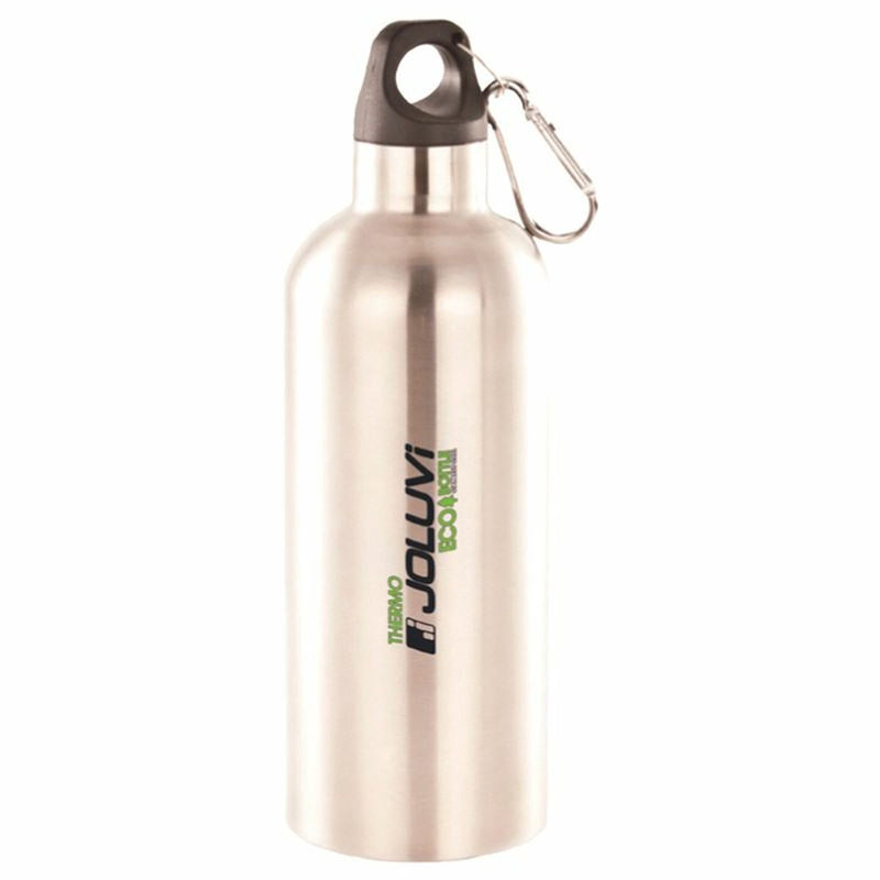 Vandflaske Joluvi Ecothermo  600 ml Grå Rustfrit stål