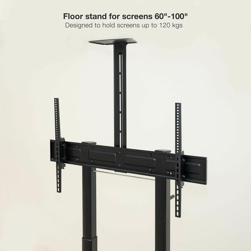 TV-stativ med hjul TooQ FS20406HM-B 60" 100" 120 kg 130 Kg (Refurbished A)