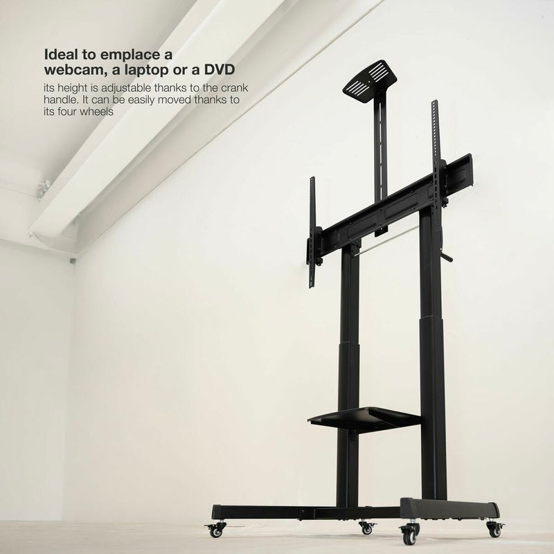 TV-stativ med hjul TooQ FS20406HM-B 60" 100" 120 kg 130 Kg (Refurbished A)